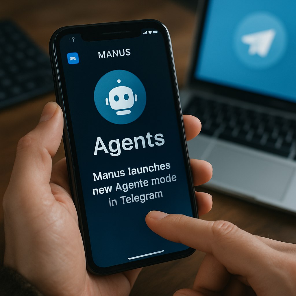 Manus запускает новый режим Агенты в Telegram позволяя пользователям выполнять сложные задачи прямо в чате Telegram стал первой поддерживаемой платформой для этой функции а в будущем ожидается добавление новых платформ PRO AI OFFICIAL
