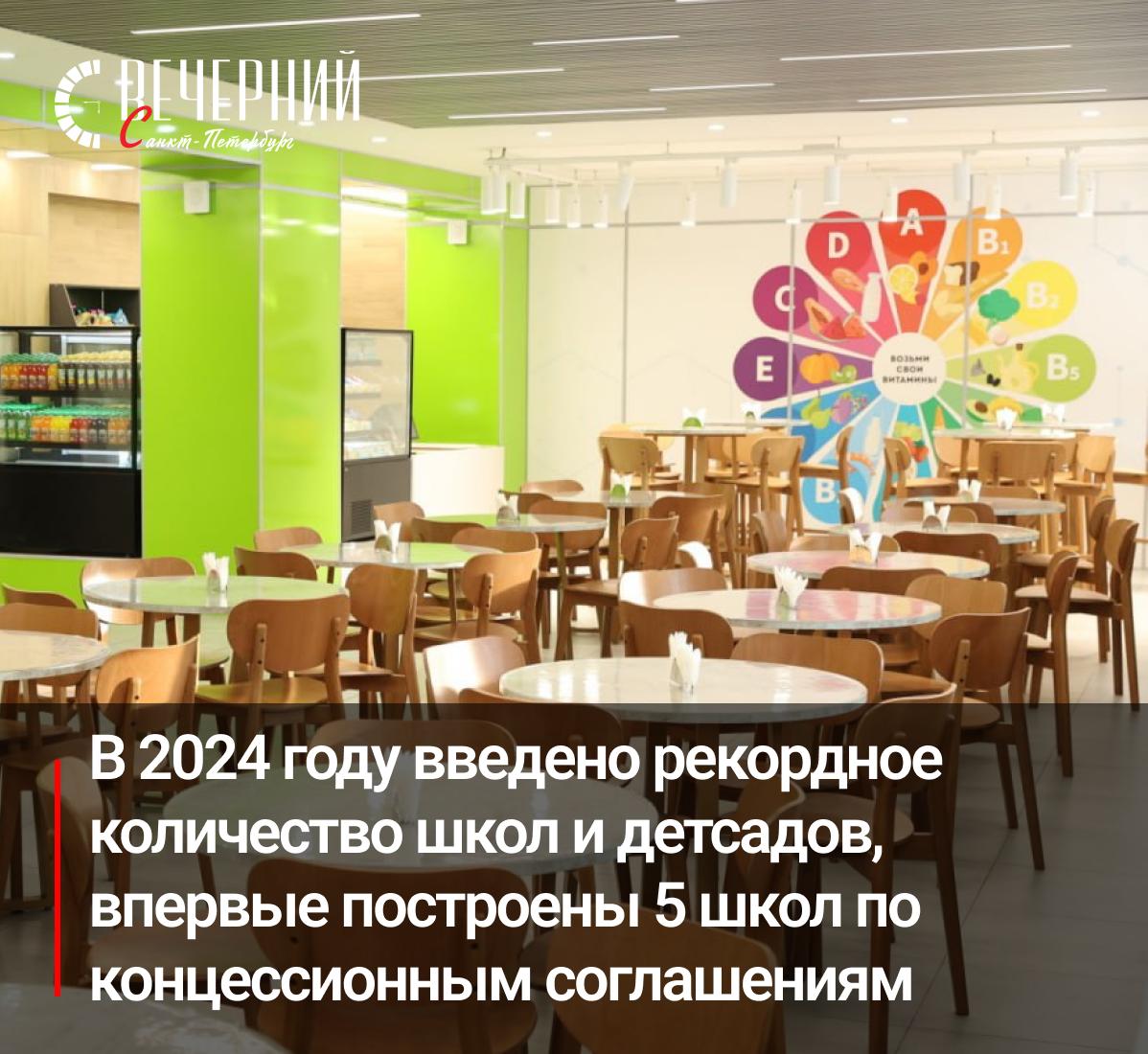 Петербург обновляет школы: от панелек к стандарту будущего В городе завершён первый этап — полностью закрыт дефицит школ и детских садов. Построены первые 5 школ по концессионной модели. Теперь началась системная реновация — снос устаревших советских корпусов и строительство новых зданий по «петербургскому стандарту». Уже введены 3 такие школы — в три раза больше прежних. Особое внимание — школам в историческом центре. 76 учебных заведений работают в зданиях дореволюционной постройки. Среди них — легендарные лицеи и гимназии с сильными педагогическими традициями. Пример — Лермонтовский лицей: в новом корпусе появились бассейн и спорткомплекс. В 2024 году откроется обновлённое здание лицея № 239. А почти 4 тысячи старшеклассников уже получили первую профессию по городской программе — с гарантией трудоустройства. Фото: Дмитрий Фуфаев Вечерний Санкт-Петербург