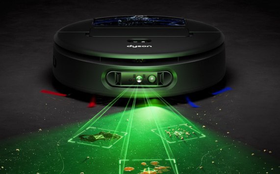 Dyson выпустила робот пылесос Spot Scrub AI с лазерной подсветкой и продвинутой навигацией Dyson представила Spot Scrub AI робот пылесос флагманского уровня с лазерной LED подсветкой позволяющей буквально подсвечивать грязь и пыль Модель получила двойную лазерную LiDAR систему благодаря которой ориентируется в комнате и распознаёт примерно 200 типов объектов от проводов до мелочёвки на полу Это снижает шанс запутывания и делает уборку точнее даже в сложных условиях