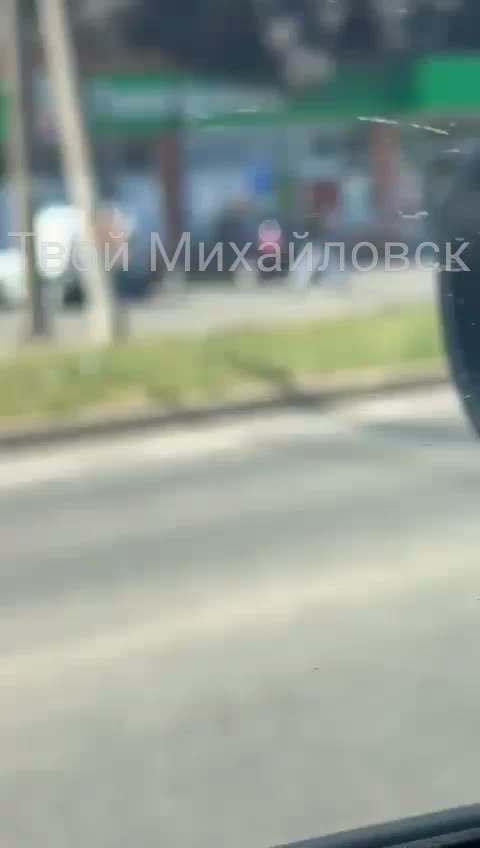 Пожар в ТЦ Михайловска: тушение на площади 1500 кв. м