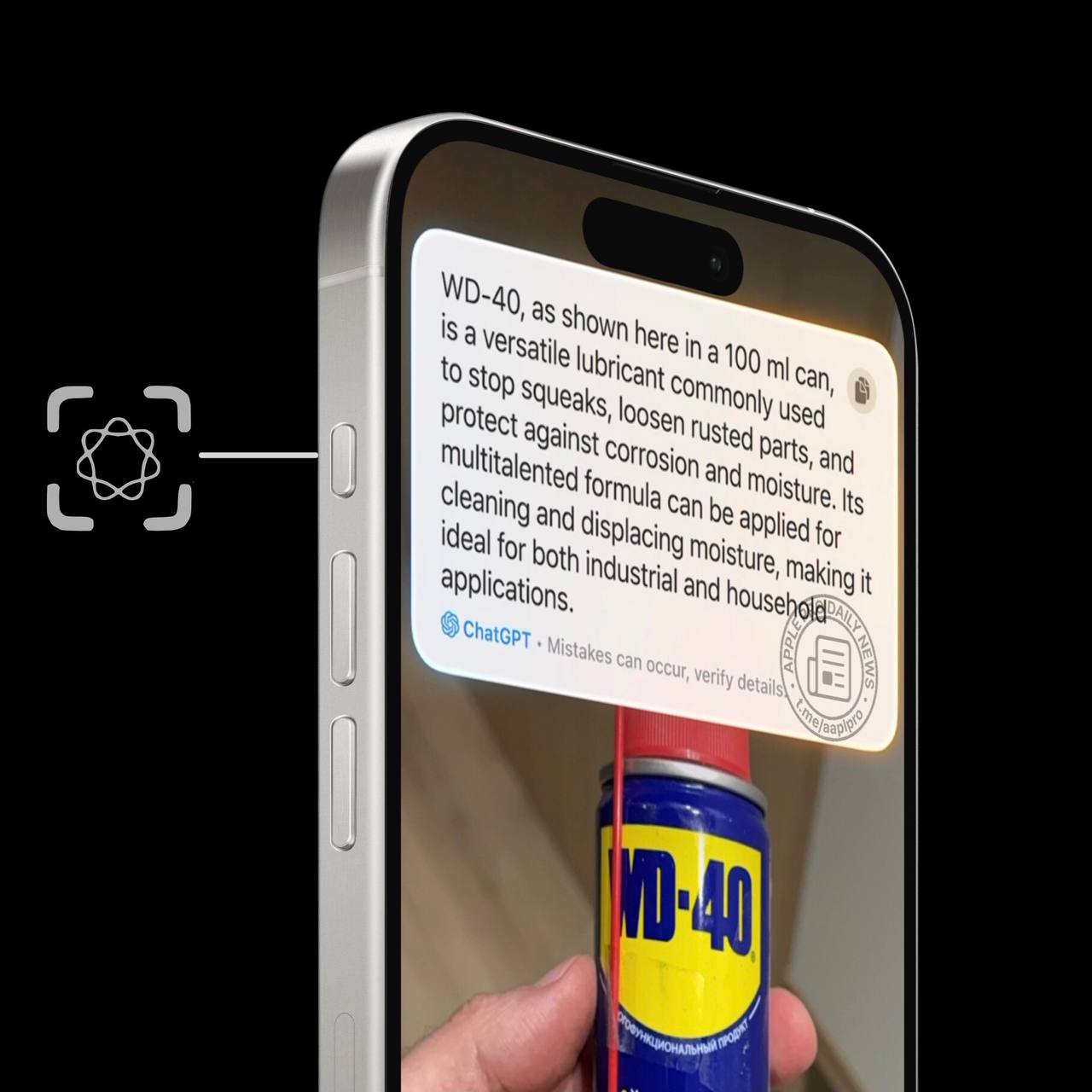Новое в iOS 18.4 beta 2:    Visual Intelligence – теперь функция визуального поиска доступна и на iPhone 15 Pro/15 Pro Max с возможностью активации с помощью кнопки   Action Button