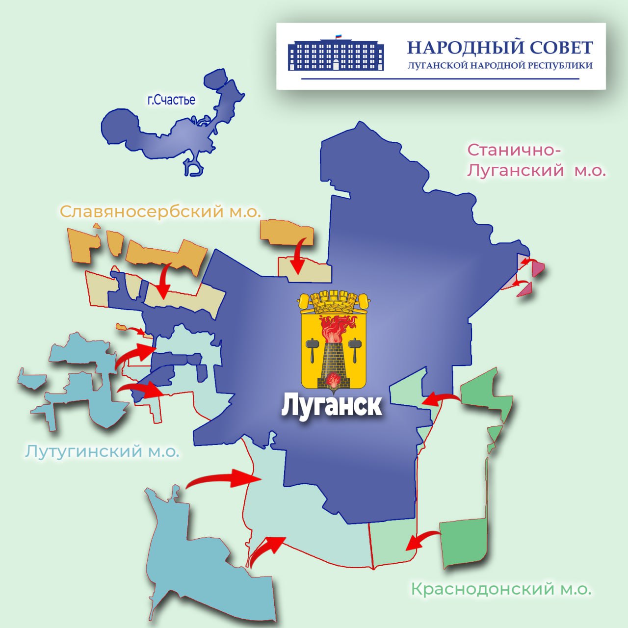 Фабричное Роскошное и ряд других прилегающих территорий войдут в состав города Луганска Депутаты внесли изменения в законы регулирующие вопросы административно территориального устройства ЛНР Председатель Комитета по государственному строительству и местному самоуправлению Александр Криеренко сообщил что законопроекты внесены Главой ЛНР Леонидом Пасечником Поправки предполагают включение в город Луганск ряда территорий Лутугинского Краснодонского Славяносербского и Станично Луганского муниципальных округов в том числе поселка Фабричное и села Роскошное пояснил суть изменений Александр Криеренко Парламентарий добавил что необходимость включения ряда территорий в границы города Луганска связана с перспективами расширения и развития столицы республики Совместными усилиями органов власти ЛНР и Единого института пространственного планирования РФ в рамках разработки генерального плана города Луганска предусмотрен ряд серьезных мероприятий по совершенствованию логистической экономико промышленной туристической и гражданской инфраструктуры столицы ЛНР В первую очередь речь идет о создании объездной автомобильной дороги на юге западе и северо западе города крупного транспортно логистического центра в направлении Лутугино масштабного индустриального парка и общественной застройки в направлении Счастья размещения крупнейшей рекреационной зоны в северо западной части столицы республики Под все эти цели мы резервируем территории соответствующими поправками в законодательство Таким образом включение новых территорий позволит обеспечить комплексное развитие Луганска что в свою очередь благоприятно скажется на комфорте и благосостоянии жителей города уверен Александр Криеренко Народный Совет ЛНР в MAX