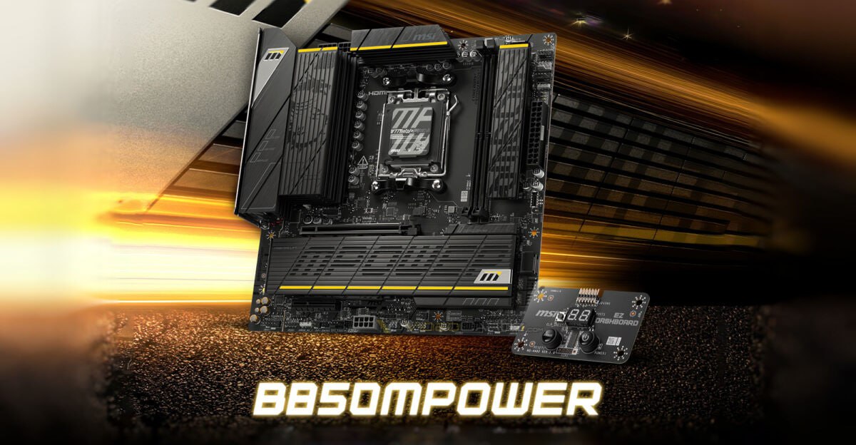 MSI запускает B850 MPOWER старт 17 сентября и альянс с D5 памятью MSI подтвердила релиз материнской платы B850 MPOWER на 17 сентября Одновременно компания анонсировала инициативу MPOWER D5 Memory Alliance партнёрство с производителями DDR5 для гарантированной совместимости Особенности Чипсет Intel B850 Поддержка DDR5 с сертификацией MPOWER Совместимость с процессорами Intel Arrow Lake Упор на стабильность разгон и надёжность памяти Альянс включает бренды G SKILL Corsair Kingston TeamGroup и др Заказать сборку ПК в InterPC Участвуй в розыгрыше 3 х ИГРОВЫХ ПК Наши каналы MSI B850MPOWER DDR5