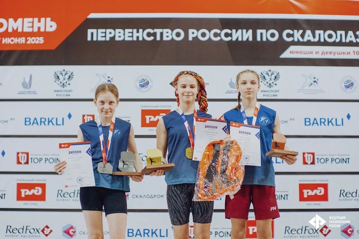 ПЕРВЕНСТВО РОССИИ В Тюмени состоялось первенство России по скалолазанию для спортсменов самой младшей возрастной группы 10-13 лет . Среди девушек в лазании на трудность весь пьедестал почёта заняли спортсменки Санкт-Петербурга: победу одержала Александра Мокруша, серебряную награду завоевала Станислава Зырянова, замкнула тройку призеров Алиса Воронова. Александра Мокруша отличилась также в дисциплине «боулдеринг» – наша землячка стала серебряным призёром. В командном зачете сборная Санкт-Петербурга – лучшая в лазании на трудность и в боулдеринге. В Казани Республика Татарстан завершилось первенство России по конкуру на пони. В обеих возрастных группах юные петербуржцы заняли первое место. В категории от 9 до 12 лет лучше всех выступила команда в составе Елизаветы Нифаниной и Клауд оф Глори, Елизаветы Клыковской и Сильвер Шайн, Александры Митрюшиной на Подарке. В группе 12-16 лет золотые награды завоевали Нина Климовицквя и Либерти, Валерия Смолеха и Пеппи, Егор Козуб и Раймонд. Отметим, что второй год подряд Санкт-Петербург удерживает лидерство на данных Всероссийских соревнованиях. #МыСпортивныйПетербург #СпортивнаяСтолица #ПервенствоРоссии #Скалолазание #КонныйСпорт