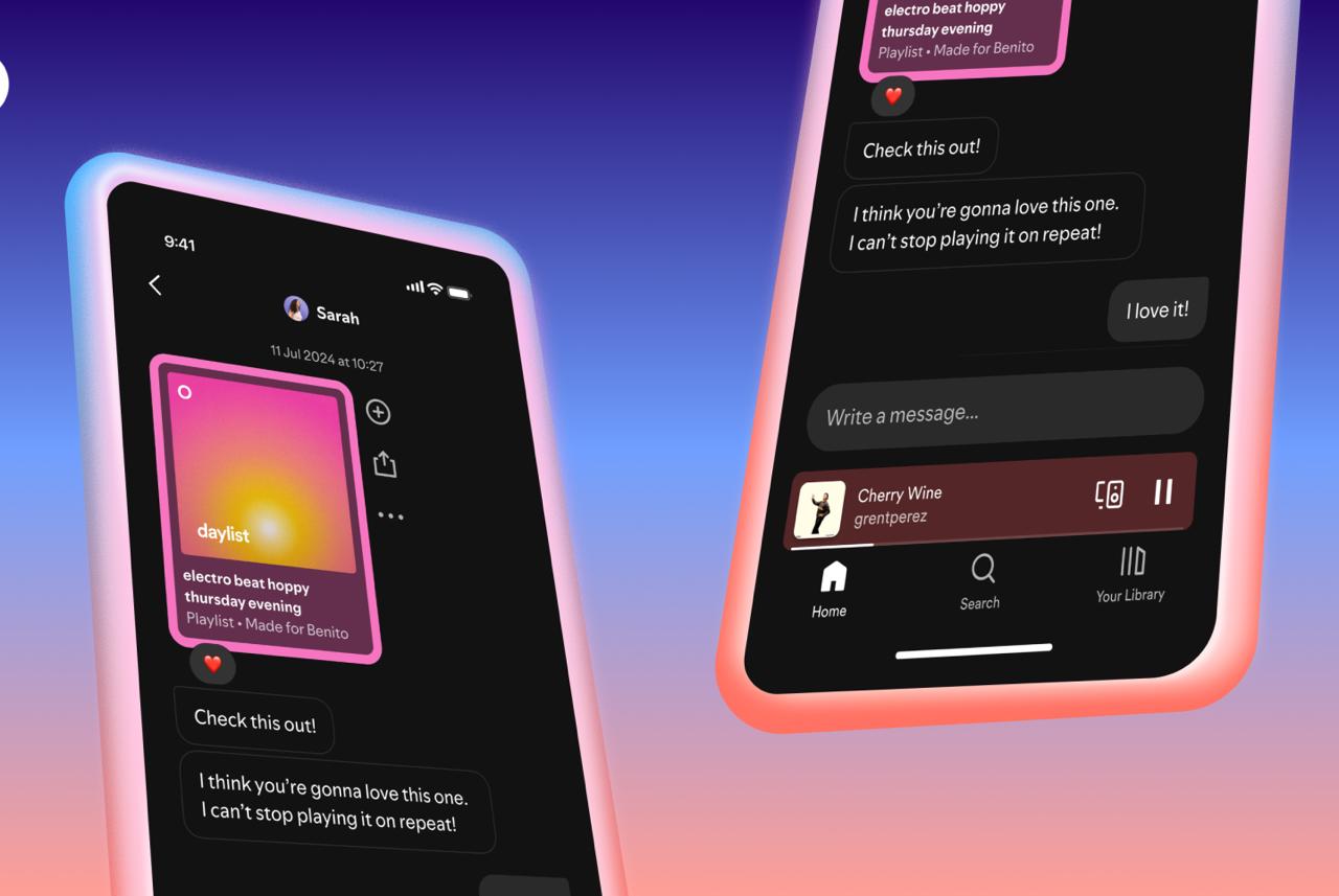 В Spotify появилась поддержка личных сообщений Функция будет доступна в отдельных регионах пользователям старше 16 лет The Verge новости iphonesru