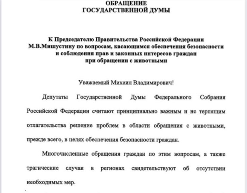 Госдума впервые за пять лет публично предъявила правительству неисполнение поручений президента в части организации работы с безнадзорными животными, обратил внимание политолог Павел Склянчук.   Отметим, что ранее эксперты прогнозировали, что предстоящий отчет премьер-министра Михаила Мишустина не будет простым и гладким. Так в разговоре с «Клубом Регионов»  политолог Вадим Попов напомнил о недавней публичной риторике спикера Госдумы Вячеслава Володина в отношении отдельных министров  и правительства в целом.   Все помнят его критику министра здравоохранения Михаила Мурашко за качество медицинского образования в непрофильных вузах и министра просвещения Сергея Кравцова за игнорирование проблемы фиктивной переподготовки учителей. Совсем недавно к этому добавилась критика заместителя председателя правительства Дмитрия Григоренко и правительство в целом за промедление в исполнении плана реализации послания президента.   Однако за исключением каких-то острых вопросов и ремарок со стороны Володина «системной критики правительства от Госдумы ожидать все же не стоит, прежде всего в силу геополитической обстановки и единения институтов власти в период СВО», добавил политолог.