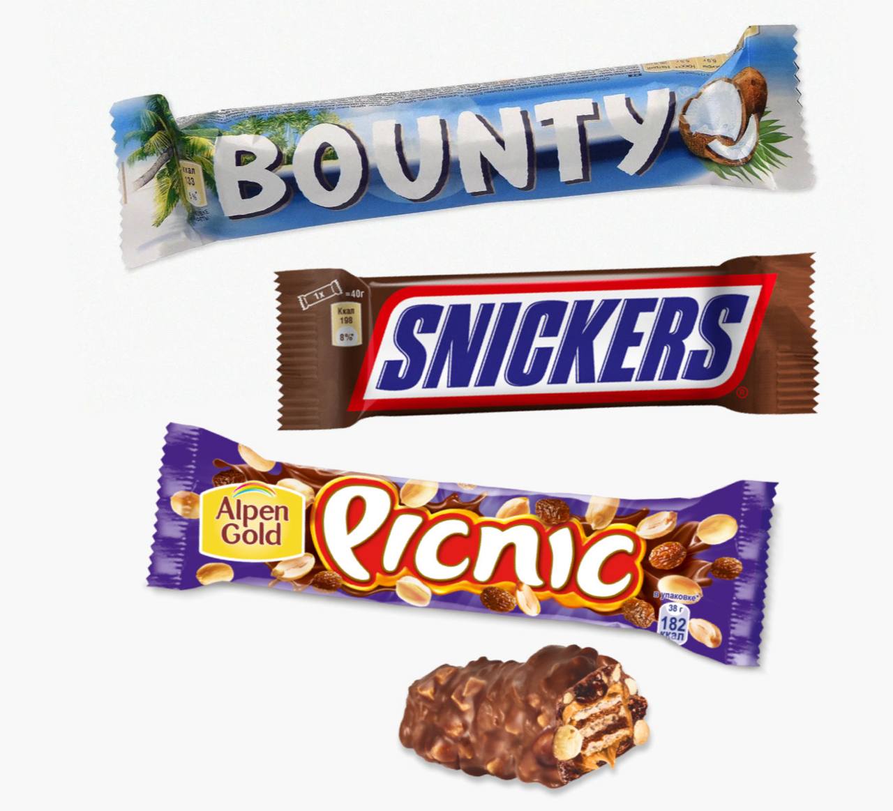 Шоколадный батончик Bounty вызывает диарею, — врачи В нём содержится добавка Е422, которая разрушает желудок и имеет слабительное действие. Также батончики Snickers и Picnic содержат пальмовое масло, которое увеличивает риск инфарктов и инсультов.