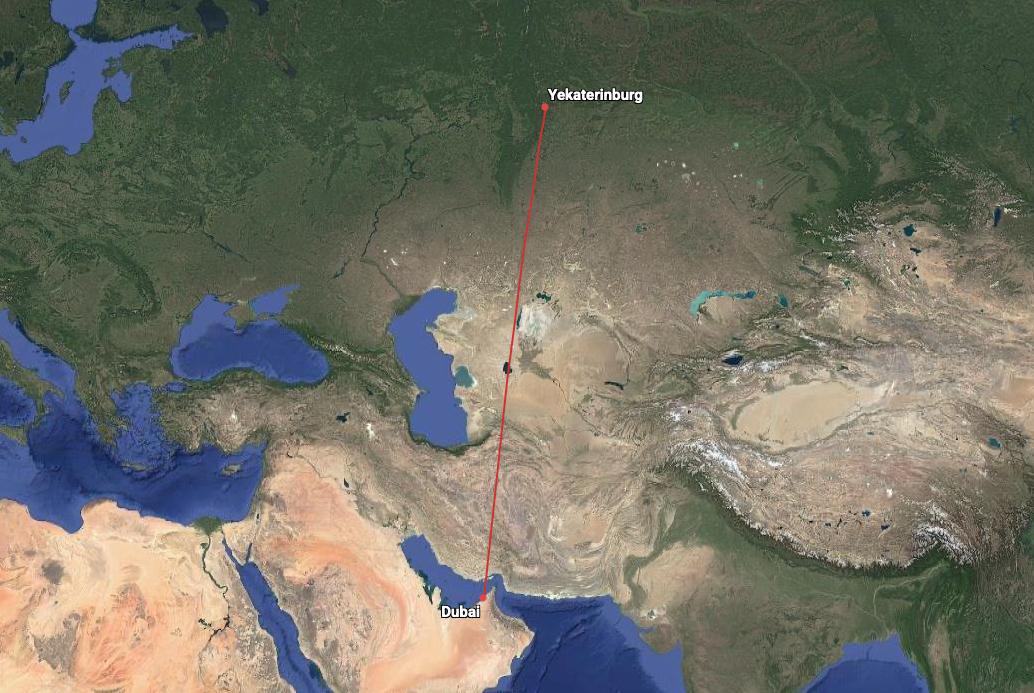 Новое направление у Аэрофлота Екатеринбург Дубай DXB Когда с 8 октября На чём Boeing 737 Расписание ср вс В одну сторону от 22 500 Туда обратно от 50 500 Пакетные туры на этих рейсах уже продаёт оператор Библио Глобус их стоимость начинается от 115 500 за двоих на неделю В текущем сезоне Аэрофлот летает из Екатеринбурга за границу в Анталью Ереван Санью Стамбул и Пхукет Осенью также возобновят полёты в Бангкок Нячанг Гоа Хургаду и Шарм эль Шейх ranarod