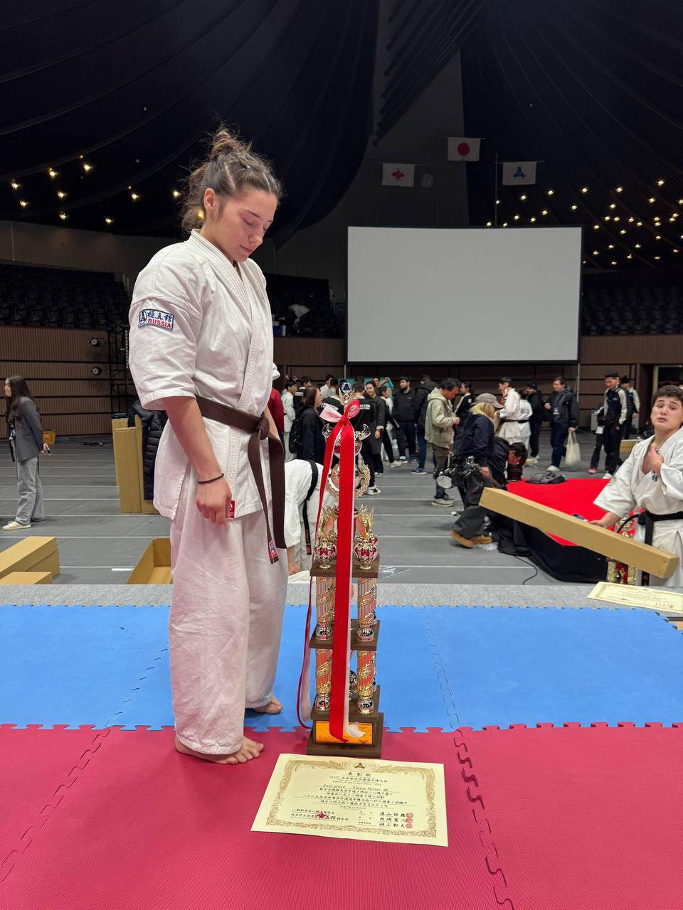 Елена Миллер стала бронзовым призёром первенства мира по киокусинкай Турнир проходил в Токио сообщает пресс служба министерства физической культуры и спорта Северной Осетии Она выступила в весовой категории до 55 кг среди девушек старше 18 лет Подготовил спортсменку тренер Данил Карпенко region15 ru