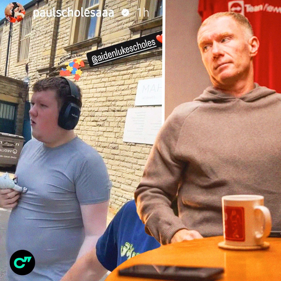 Пол Скоулз объявил что уходит с телевидения чтобы сосредоточиться на уходе за своим сыном Эйденом с расстройством аутистического спектра Мы всегда делаем с ним одно и то же потому что ему тяжело определить какой сегодня день недели или сколько сейчас времени Каждый вторник мы ходим с ним в бассейн а потом за пиццей По четвергам ходим в кафе а в воскресенье едем в гипермаркет где Эйден набирает себе полную тележку шоколада Так он и понимает что сегодня был за день     Все рекорды сезона в приложении ГОЛ