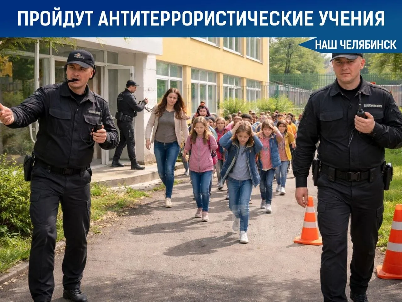 Антитеррористические учения пройдут в школах и детсадах 21 и 22 апреля во всех образовательных учреждениях от детских садов до колледжей проведут антитеррористические учения Они также затронут места летнего отдыха детей Во время тренировок отработают действия при различных угрозах вооружённом нападении возможном взрыве и атаках с использованием беспилотников Главная цель научить сотрудников и охрану правильно действовать в экстренных ситуациях Наш Челябинск новости без лапши Подпишись