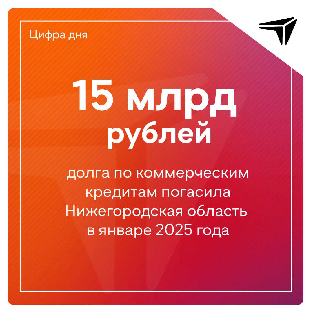 Весь объём коммерческих кредитов погасила Нижегородская область в январе 2025 года. Сумма долга составляла 15 млрд рублей.     По сравнению с концом 2024 года госдолг региона уменьшился с 168,9 до 161,1 млрд рублей. Таким образом, долговая нагрузка бюджета Нижегородской области на 1 февраля 2025 года сложилась на уровне 50,6%. С учетом норм, установленных правительством Российской Федерации, она находится на экономически безопасном уровне.  «На сегодня больше 80% в структуре госдолга — это федеральные бюджетные кредиты. 16,1% составляют государственные ценные бумаги, 0,7% — государственные гарантии», — рассказала министр финансов Нижегородской области Ольга Сулима.  ℹ  Напомним, в 2021 году региону одобрили самый большой в России портфель инфраструктурных бюджетных кредитов  ИБК  – более 107 млрд рублей. Эти средства направляют на строительство метро, дублёра Гагарина, масштабную модернизацию электротранспорта, реконструкцию автодорог, развитие особой экономической зоны «Кулибин».