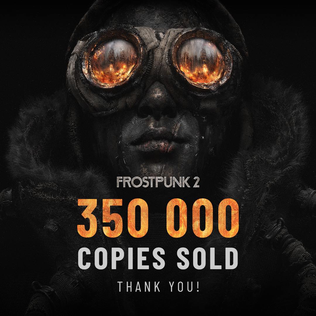 Frostpunk 2 продалась тиражом свыше 350 тысяч копий — и это всего через три дня после релиза на ПК!  Разработчики из 11bit Studios поблагодарили поклонников и заявили, что общая выручка с продаж уже покрыла их затраты на производство и маркетинг. Так что релиз градостроительной стратегии можно считать успешным — а ведь впереди ещё и релиз на консолях!    «Кинопоиск   Игры»