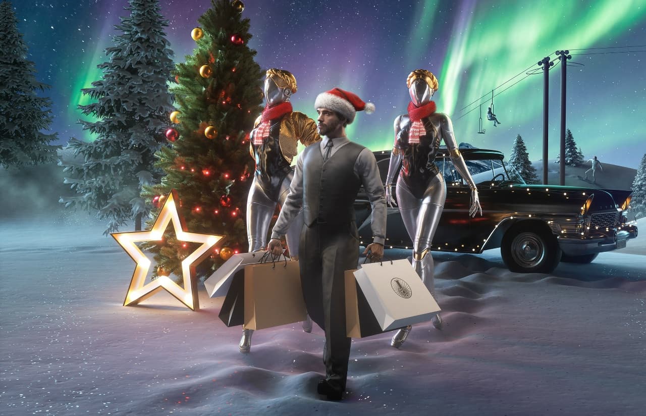 Создатели Atomic Heart обратились к русскоязычным фанатам представили арт с Близняшками в новогоднем образе Разработчики скоро выпустят для шутера новое дополнение