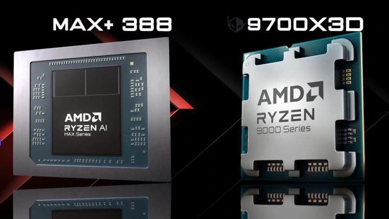 Неанонсированные Ryzen 7 9700X3D и Ryzen AI MAX 388 протестировали в PassMark   Судя по данным PassMark Ryzen 9700X 3D получит 8 ядер и 16 потоков В тесте он работал с частотой в 5 8 ГГц что на 600 МГц выше пиковой частоты Ryzen 7 9800X3D Скорее всего благодаря разгону он набрал 4687 баллов в одноядерном тесте и 40 438 баллов в многопотоке Тем временем Ryzen 9800X3D набирает 4427 и 39 981 балл соответственно Ryzen AI MAX 388 это урезанная версия флагманского Ryzen AI MAX 395 8 ядер 16 потоков 32 МБ L3 кэша iGPU Radeon 8050S 32 вычислительных блока RDNA 3 5 TDP чипа в 55 Вт Он набрал 4145 баллов в одноядерном тесте и 31 702 балла в многопоточном бенчмарке Ryzen9700X3D RyzenAI MAX388 AMD ARCHiTECH Чат