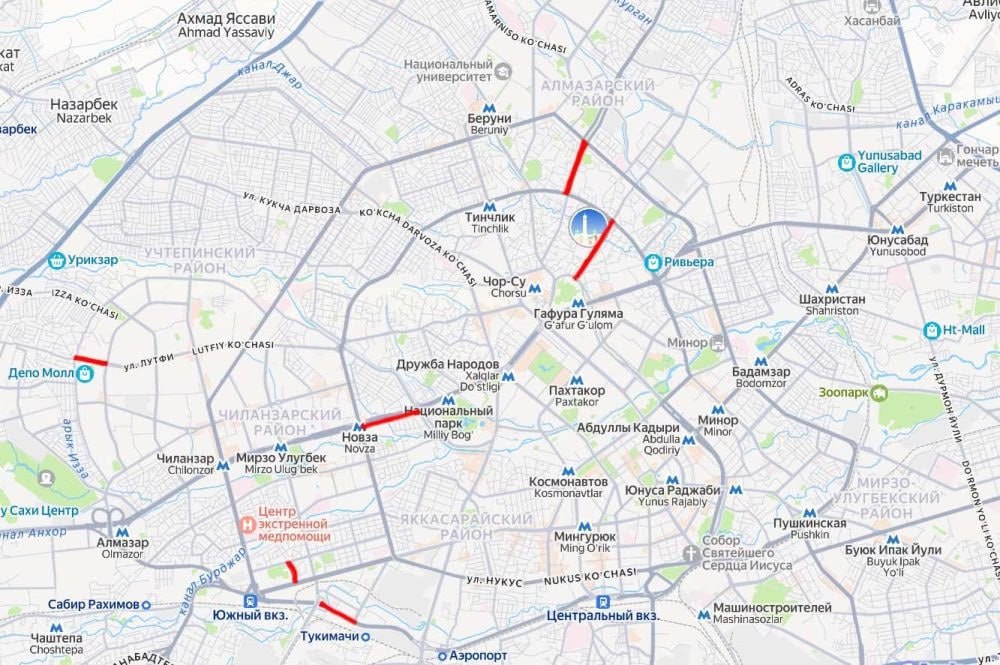 В Ташкенте в связи с проведением таравих намаза в ночи месяца Рамазан начнут ограничивать движение транспортных средств на улицах прилегающих к мечетям подробнее