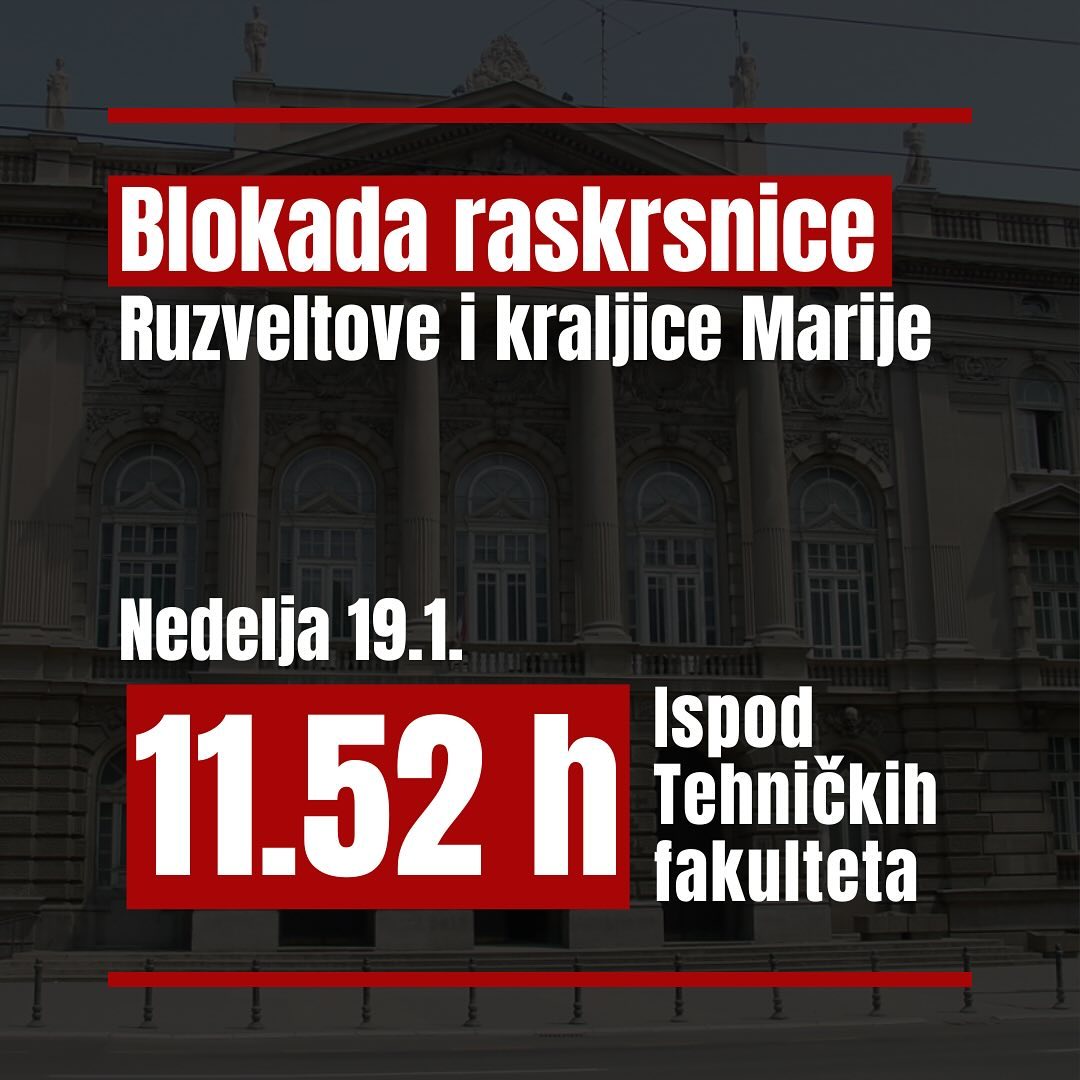 #Белград #протест #образование  Студенты анонсировали "открытый урок эмпатии и солидарности" в знак поддержки сотрудникам образования. Он состоится около здания Министерства образования в 16:00, на фото видны точки сборы и маршруты движения. Акция планируется и в других городах.  Ранее часть профсоюзов согласилась с предложениями правительства по повышению зарплат и тем, что второго полугодие должно начаться вовремя, но некоторые все еще планируют массовую стачку.  Перед этим — в 11:52 — будет заблокирован перекресток Рузвелтова и Булевар краля Александра. Следить за программой студенческих протестов и блокад можно, например, в инстаграме ETF u blokadi.  Новости Сербии — разные новости  и не только  из Сербии в лучшем переводе на русский: #новостисербии #novostiserbii. Поддержать канал