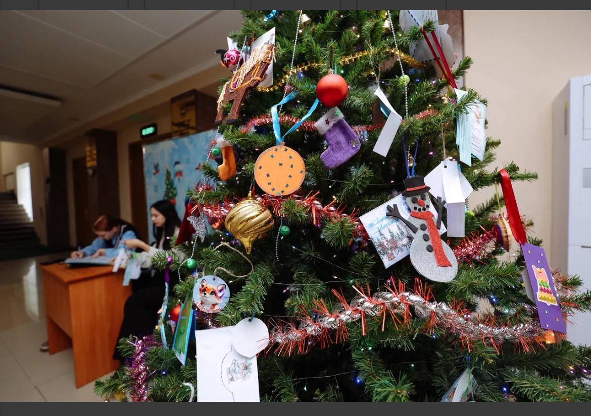 В Приамурье стартовала благотворительная акция Стань Дедом Морозом Исполнить новогодние мечты детей сирот может любой желающий   Свои желания воспитанники соцучреждений области запечатлели в письмах и рисунках Все разместились на ёлке которую установили в холле здания правительства Амурской области В 2025 году в акции принимают участие около 500 ребят до 17 лет из 20 социальных учреждений По правилам акции участнику любому желающему необходимо снять письмо с новогодней ёлки прочесть написанное на нём желание ребенка отметиться у волонтёров а затем воплотить эту мечту в реальность Акция продлится до 25 декабря Снять письмо с ёлки желаний можно в рабочие дни с 09 00 до 18 00 в Правительстве Амурской области Благотворительная акция Стань Дедом Морозом проводится с 2018 года по инициативе губернатора Василия Орлова Подписывайтесь на новости Амурской области в МАХ