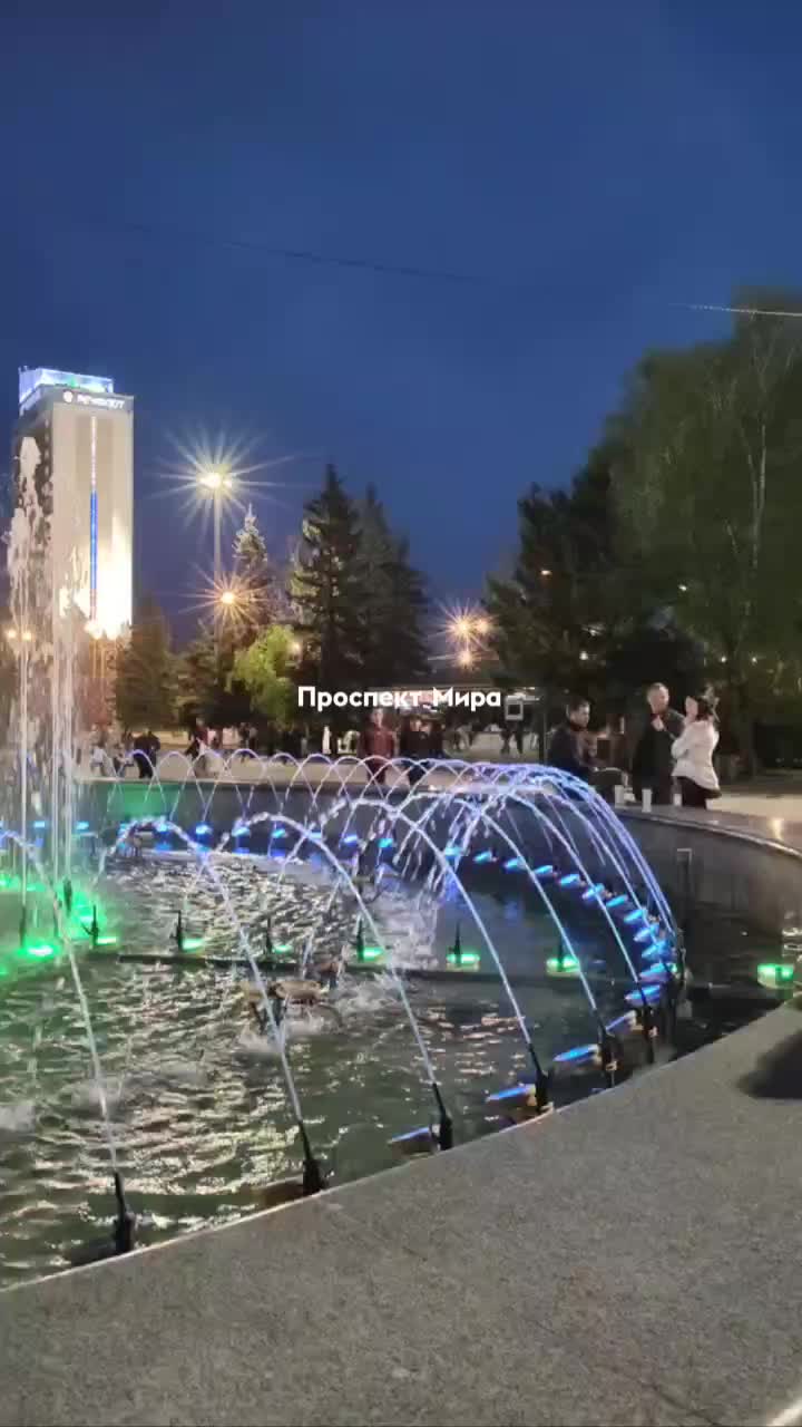 Музыкальный режим фонтанов в Красноярске временно приостановлен