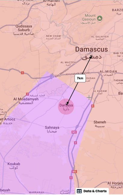 Сирийское ополчение утверждает, что начало окружение столицы Сирии Дамаска — ополченцы уже в 5 км от города и в 7 км от Дворца Асада  Под Дамаском сирийцы сносят памятники отцу Башара Асада. пока военные, полиция и чиновники бегут из города.   Тем временем МИД РФ Лавров назвал повстанцев "законной оппозицией" и выразил готовность к переговорам с ними.  Своих не бросаем  с