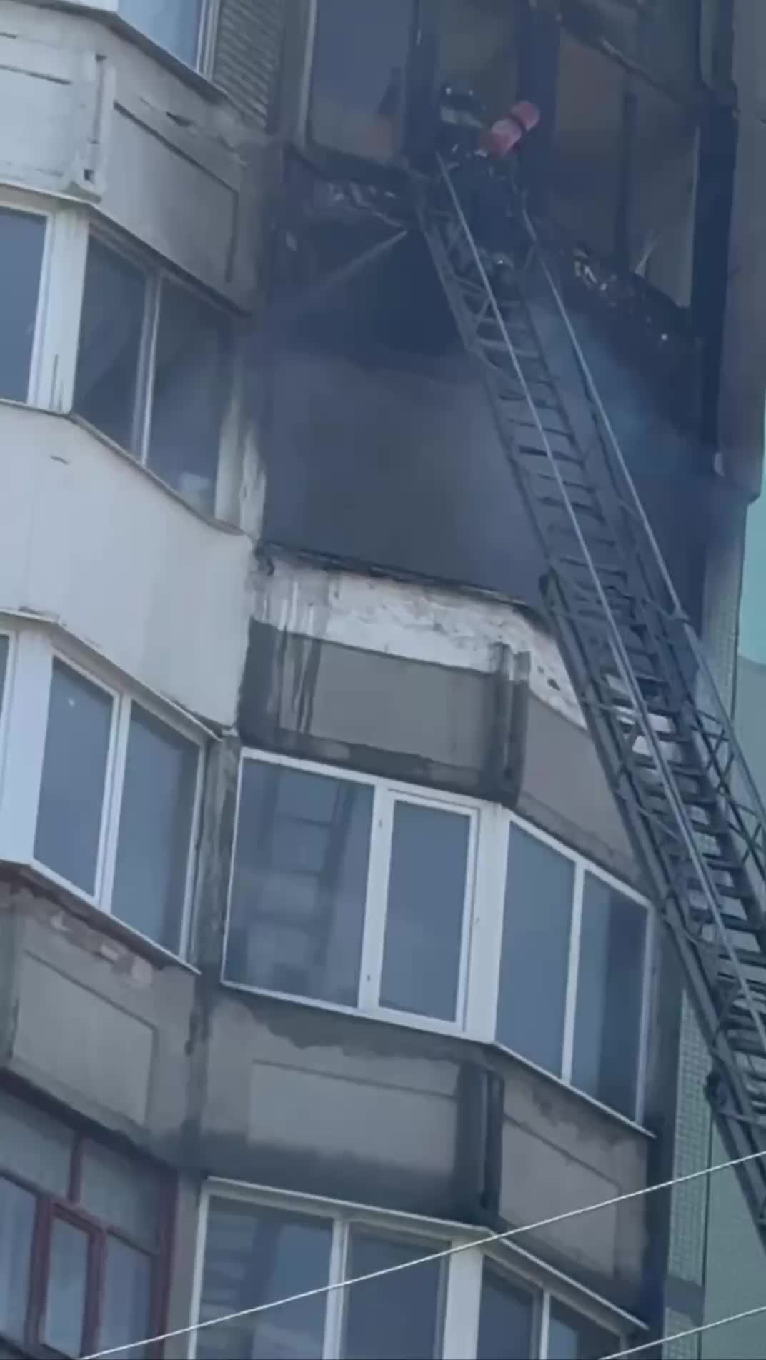 Пожар в квартире на 7-м этаже в Бендерах