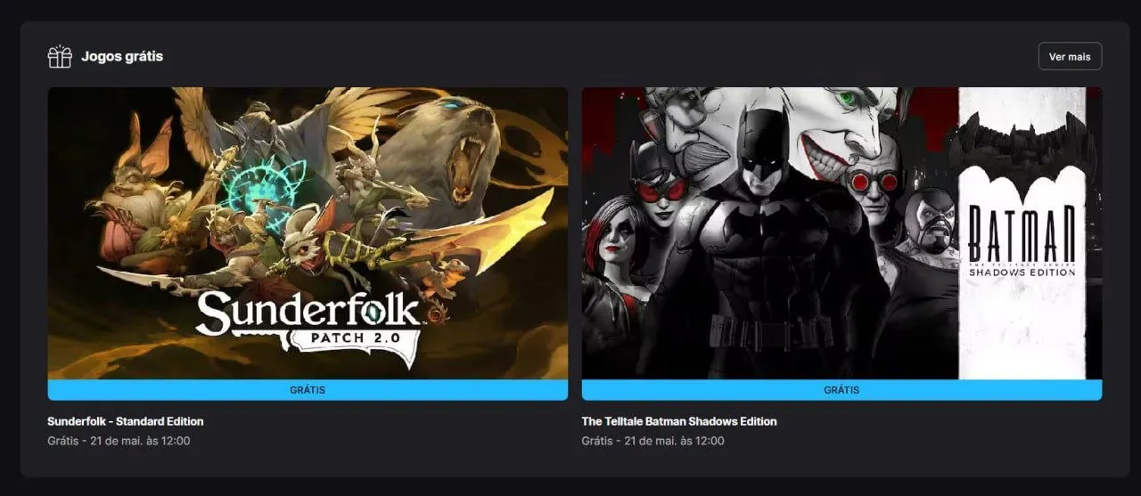 Халява В Epic Games стартовала раздача двух игр Sunderfolk Standart Edition где всё решает общая стратегия игры с друзьями прям как в настолках берём тут The Telltale Batman Shadows Edition про жизнь Темного Рыцаря в Готэме тут Подписаться на IGM