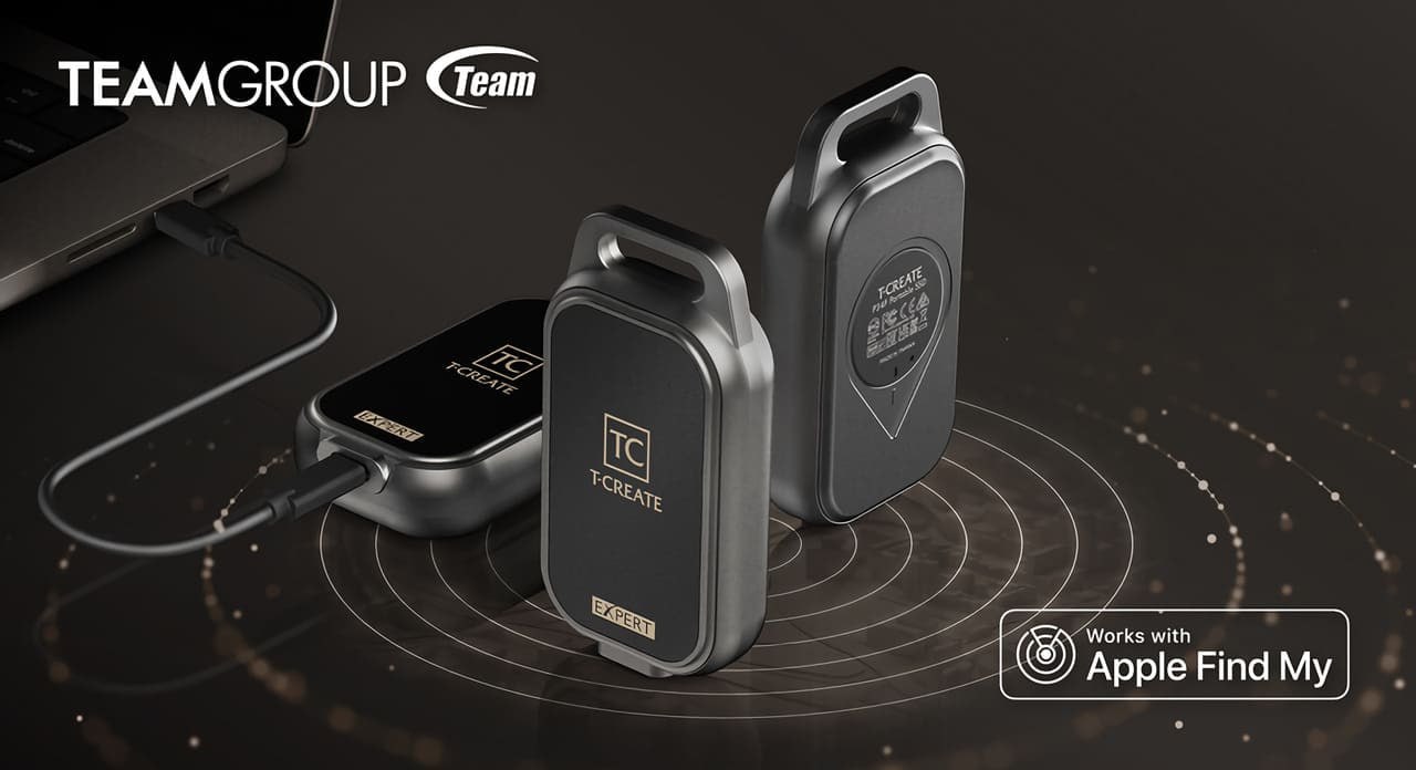 Team Group выпустила внешний SSD с функцией Apple Find My Team Group представила T Create Expert P34F первый внешний SSD с поддержкой Apple Find My Устройство отслеживается на расстоянии до 40 метров и оснащено динамиком 60 дБ Скорости до 1000 МБ с чтение 900 МБ с запись Корпус из цинкового сплава алюминия и графена Радиомодуль работает от батарейки CR2032 цена не объявлена идеально для яблочных батарейка CR2032 слабое звено Следи за новостями VA PC Наш менеджер для связи