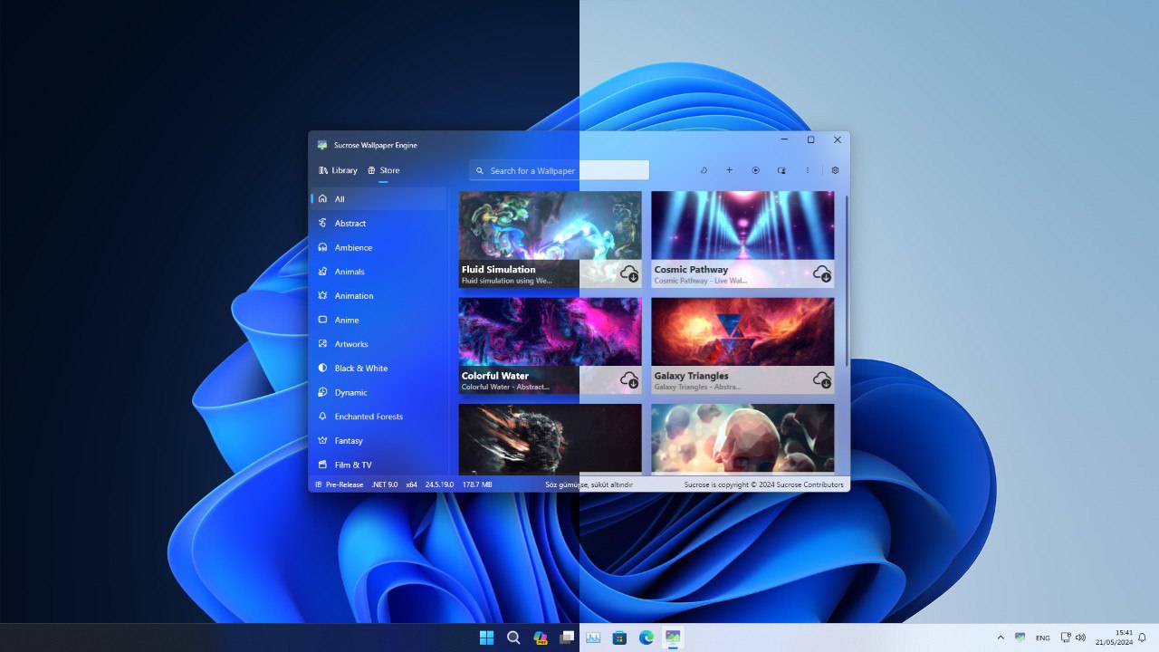 В Windows вернулась нативная возможность ставить на рабочий стол видеофайлы Соответствующая опция появилась в последней инсайдерской сборке Windows 11 В далёкие годы такая функция была системной но с релизом Windows 7 Microsoft отключила эту возможность в пользу обычных картинок Wallpaper Engine всё rozetked me news 41665