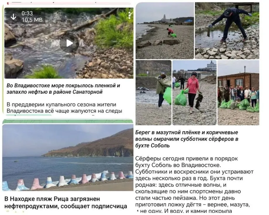Весь берег в мазуте экологическое бедствие накрыло популярные пляжи Приморья Жители Приморья бьют тревогу в прибрежной акватории Владивостока и Находки местные жители заметили следы мазута и нефтепродуктов И без того малоприятную ситуацию обостряет тот факт что буквально через 2 месяца в регионе официально стартует купальный сезон Проверки уже начала природоохранная прокуратура   Подробнее на PRIMPRESS PRIMPRESS в MAX ДЗЕН ЧАТ БОТ