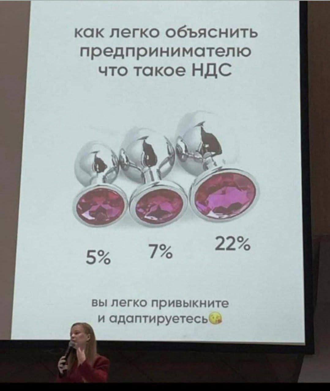 Весьма необычная демонстрация НДС для предпринимателей