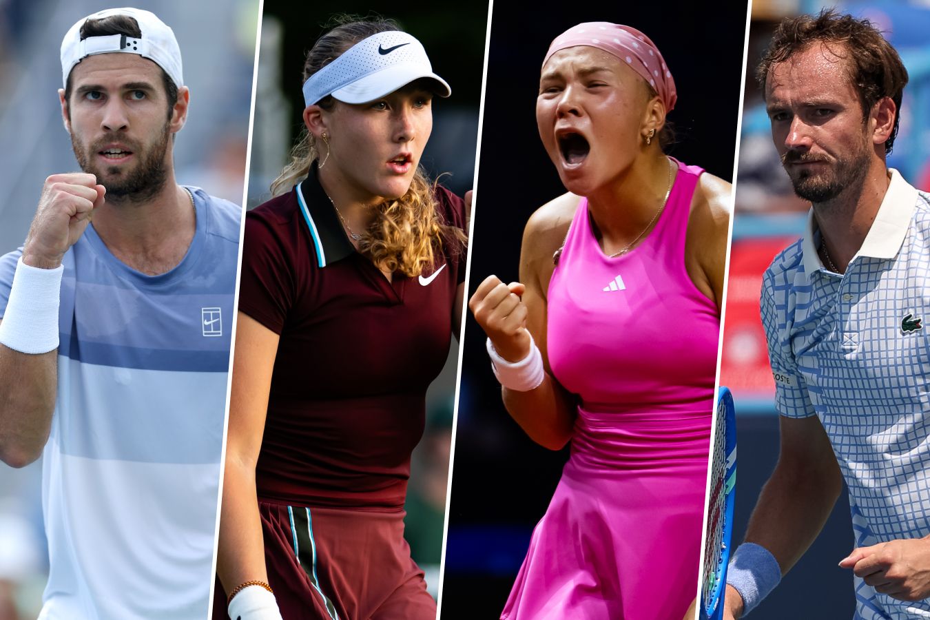 Медведев Хачанов Рублёв Мирра Диана все россияне в обеих сетках US Open 2025 В мужском одиночном разряде от России выступят 4 теннисиста а в женском 1 3 спортсменок Разбираем сетки US Open