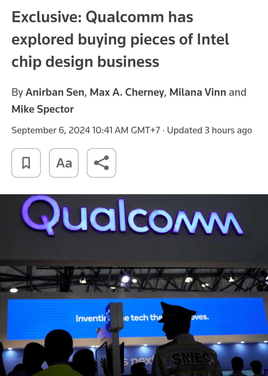 Intel хотят слить китайцам из Qualcomm. Да, у производителя процессоров всё НАСТОЛЬКО плохо.  Больше всего Qualcomm хочет отжать отдел чипов Intel Core — тех самых, что стоят в ваших ПК. Пока все ждут, когда Intel выставит его на продажу — тогда китайцы смогут предложить выгодную им сделку и выйти на ПК-рынок.  Ранее в жизни Intel начался настоящий кризис — Intel Core 13-го и 14-го поколения начали массово деградировать, а глава компании стал молиться в Твиттере на фоне падения акций.  Потихоньку перекатываемся на AMD.    Бэкдор