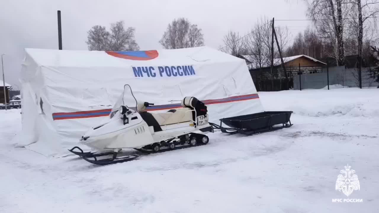 МЧС России развернуло 90 пунктов обогрева в Томской области для помощи водителям