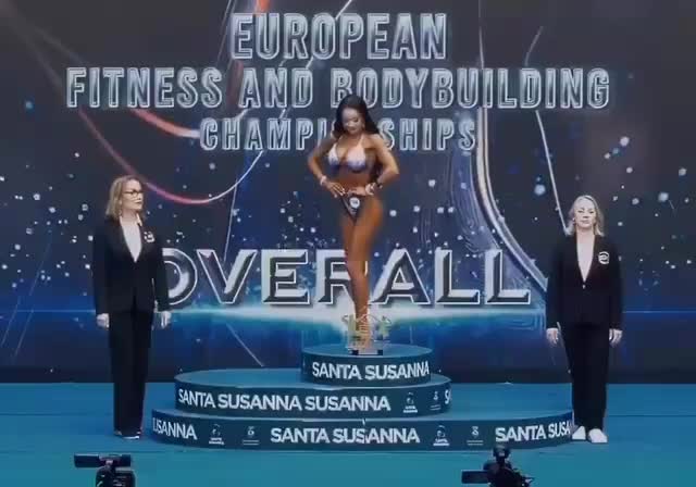 Ульяна Гойхман завоевала двойное золото на чемпионате Европы по бодибилдингу в Испании