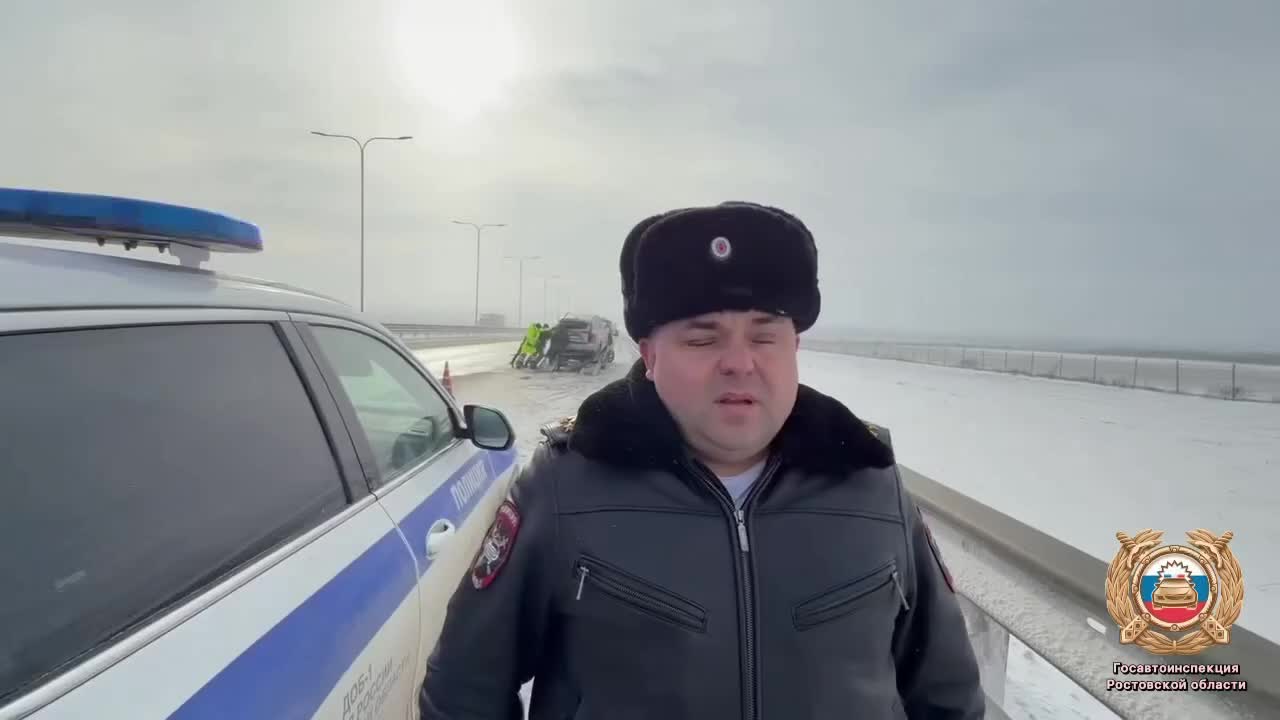 Массовое ДТП на М4 Дон вызвало пробку у аэропорта Платов