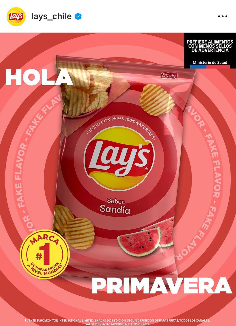 Lay’s выпустят чипсы со вкусом... арбуза — новинку уже скоро начнут продавать в Чили.   Выглядит проклято, но ждем на наших маркетплейсах