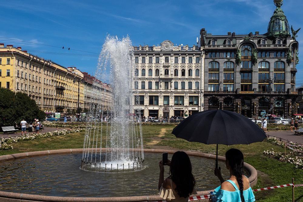 Несколько фонтанов в центре Петербурга будут работать в «Ночь музеев»