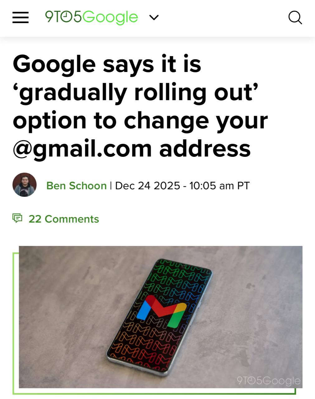 Google позволит изменять адреса электронной почты в Gmail Google делает значительный шаг разрешая пользователям менять свой адрес в Gmail Новая функция уже проходит тестирование и постепенно становится доступной Пользователи смогут изменить адрес своего ящика до трех раз но не чаще одного раза в год При этом старый адрес сохранится все сообщения с него будут автоматически перенаправляться на новый Эта возможность обещает стать революционной для пользователей Gmail TechGPTNews