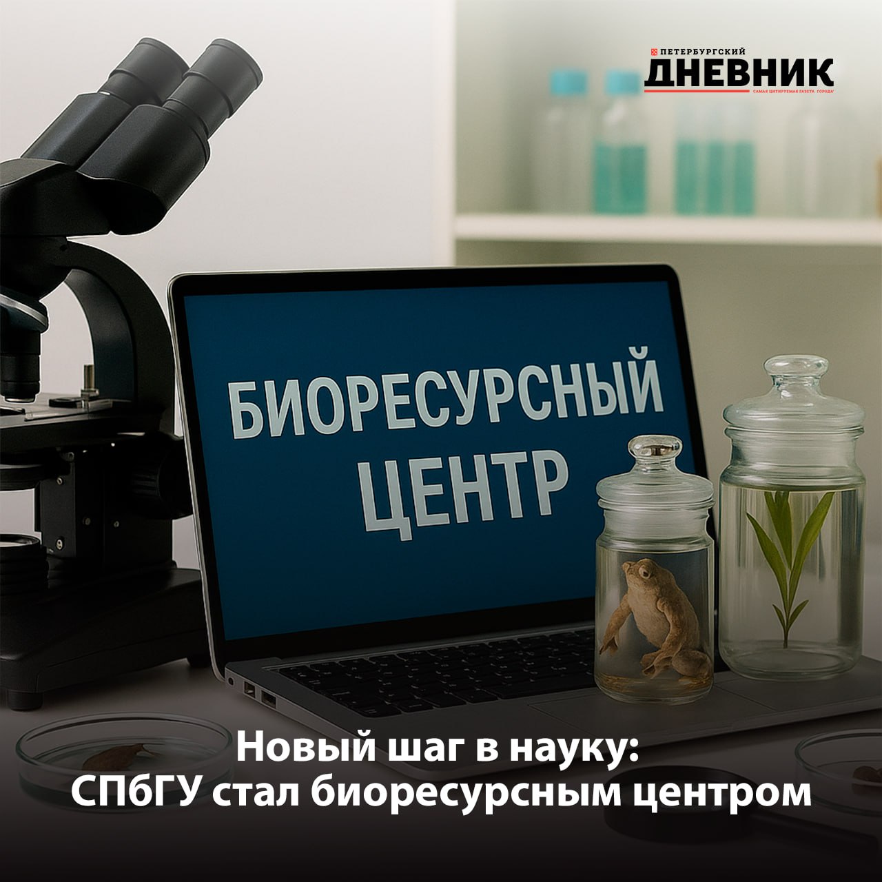 СПбГУ получил статус биоресурсного центра Правительство России наделило Санкт Петербургский государственный университет МГУ имени М В Ломоносова и Курчатовский институт функциями биоресурсных центров Соответствующее распоряжение подписал Михаил Мишустин Новые центры будут собирать и систематизировать информацию об объектах природы что позволит развивать генетические технологии и укрепить научный потенциал страны Фото DALL E Подписаться на Петербургский дневник в МАХ
