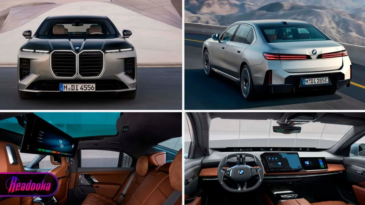 BMW показала новую версию премиальной семерки машина получила 31 дюймовый экран в потолке и новые ноздри Немецкий автопроизводитель наконец представил рестайлинг премиального седана 7 й серии Машина кардинально изменилась снаружи теперь у нее новые ноздри измененный вид передних фар и задних фонарей общие очертания кузова BMW также впервые решилась на двухфактурную заводскую окраску верх машины будет глянцевым а низ матовым Планируется три варианта силовой установки ДВС семерки остался предыдущего поколения но получил новую турбину Кроме него есть гибридная и электро версии исполнения Появилась интеллектуальная пневмоподвеска с функцией противокрена это должно улучшить плавность и безопасность Кроме того во всех комплектациях обещают панорамную крышу а дополнительной опцией станет 31 дюймовый 8K экран встроенный в потолок Цены на новинку стартуют от 99 8 тыс 7 5 млн Официальная премьера машины состоится 24 апреля в Пекине а производство начнется уже в июле Подписывайся на Readovka в MAX