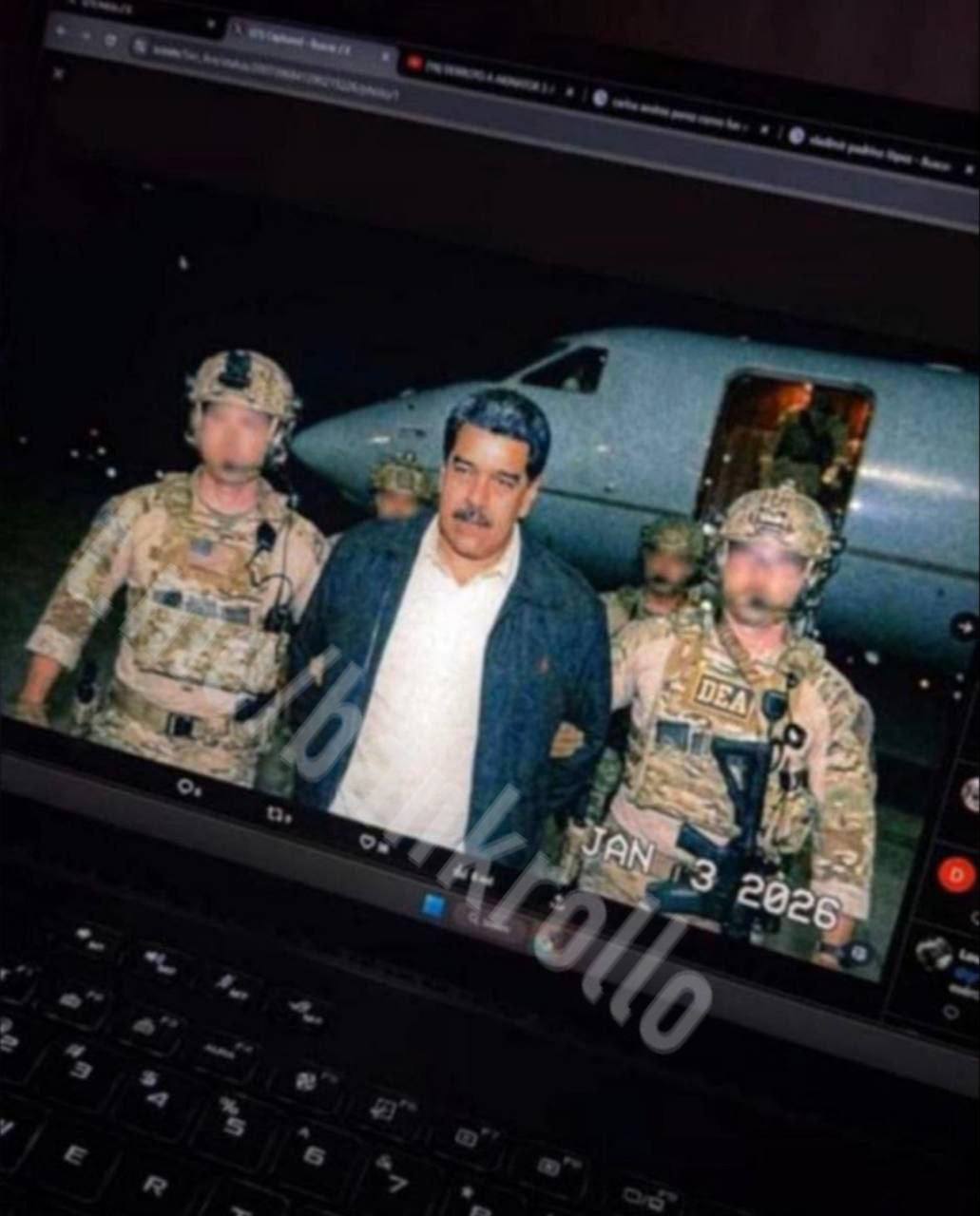 Появилось первое фото Мадуро после задержания Его сопровождает сотрудник американского Управления по борьбе с наркотиками bankrollo