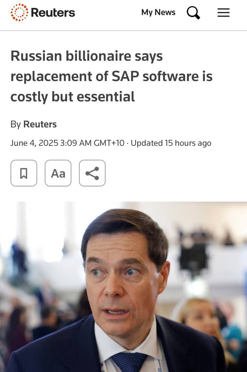 Цифровая ломка: как российский бизнес пытается заменить SAP Доброе утро, мои импортозамещённые интеграторы! Российский бизнес переживает корпоративную ломку. SAP ушла, а вместе с ней и цифровой позвоночник половины крупных компаний. Оказалось, что немецкий софт был не просто программой, а чем-то вроде кислорода. «Дышали» им многие — от РЖД до Аэрофлота. Алексей Мордашов Forbes #2 , чья «Севергрупп» пыталась внедрить отечественный аналог, признает, что задача оказалась на порядок сложнее. «Выяснилось, что всё гораздо дороже и требует куда более скрупулёзной работы». И альтернативы пока нет. Теперь компании задыхаются на «искусственной вентиляции» — старых версиях без обновлений, где каждый месяц растёт риск сбоя. Китайские аналоги пока больше похожи на костыли, чем на полноценную замену. А свой «цифровой позвоночник» не собрать за такое короткое время — нужны годы и миллиарды. Как говорится, следите за обновлениями. OZMAN