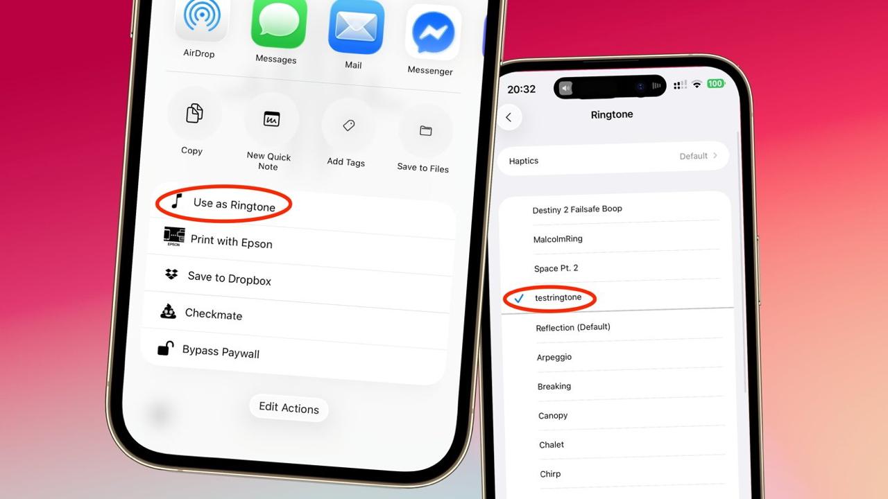 В iOS 26 наконец можно поставить свой рингтон — без плясок с iTunes Apple упростила установку пользовательских рингтонов в iOS 26: теперь не нужно платить за обрезанный трек, синхронизировать через iTunes или использовать сторонние приложения. Собственный рингтон можно загрузить прямо на устройство и выбрать в настройках — просто и напрямую. Это небольшое, но символичное обновление: спустя годы ограничений, Apple наконец открывает базовую функцию, которая давно была стандартом на других устройствах.