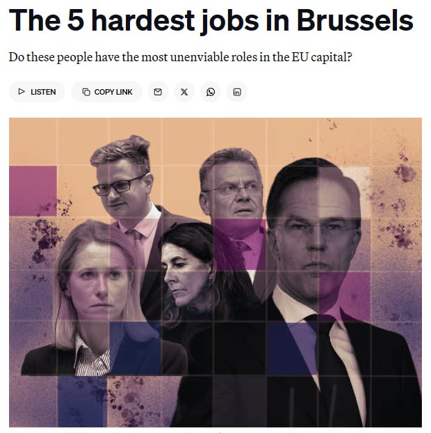 Глава евродипломатии Кая Каллас в частных беседах называет председателя Еврокомиссии Урсулу фон дер Ляйен диктатором Об этом сообщает Politico Каллас в частном порядке жалуется что она фон дер Ляйен диктатор но она мало что может с этим поделать сказал изданию высокопоставленный чиновник По словам других чиновников отношения между фон дер Лейен и предшественником Каллас Жозепом Боррелем которого она сменила в 2024 году были очень плохими но с новой главой евродипломатии ситуация еще хуже Напряжение в отношениях между фон дер Ляйен и Каллас существует давно В прошлом году как напоминает Politico возглавляемая последней Европейская служба внешних связей ЕСВС потеряла часть своего влияния поскольку ЕК создала Генеральный директорат по Ближнему Востоку Северной Африке и Персидскому заливу Несмотря на то что ЕСВС является отдельным внешнеполитическим органом ЕС вопросы международных отношений также входят в компетенцию ЕК Это пересечение полномочий периодически приводит к разногласиям между двумя структурами Также комиссия активно работает над планами по сокращению штата ведомства Каллас отмечает издание Каллас пыталась провести на должность заместителя генерального секретаря ЕСВС под свое начало кандидатуру экс руководителя канцелярии главы ЕК Мартина Зельмайра который четыре года возглавлял канцелярию бывшего председателя комиссии Жан Клода Юнкера предшественника фон дер Ляйен а при ней впал в немилость став послом Евросоюза в Ватикане отмечала прежде Politico Тем не менее как писало издание эта заявка оказалась потоплена руководством ЕС