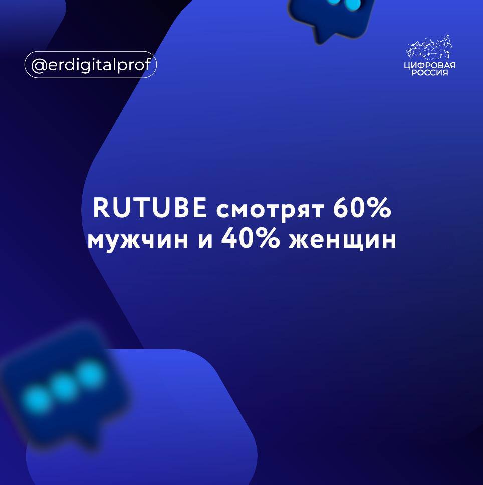 Руководитель аналитического центра RUTUBE Игорь Якубов рассказал, что в январе-июне этого года мужская аудитория на платформе составила 60%, женская – 40%.   В июне месячная аудитория видеохостинга превысила 80,1 миллиона человек, согласно данным Mediascope.    Игорь Якубов  По тем зарегистрированным профилям, которые мы видим и анализируем, можно сказать, что процентное соотношение между мужчинами и женщинами на RUTUBE – 60% к 40%. При этом надо понимать, что контент пользователь может смотреть всей семьей или компанией друзей. Сегодня аудитория видеохостинга постоянно растет, мы видим, что самая активная возрастная категория на площадке это молодые люди в возрасте от 25 до 34 лет, — сказал он.