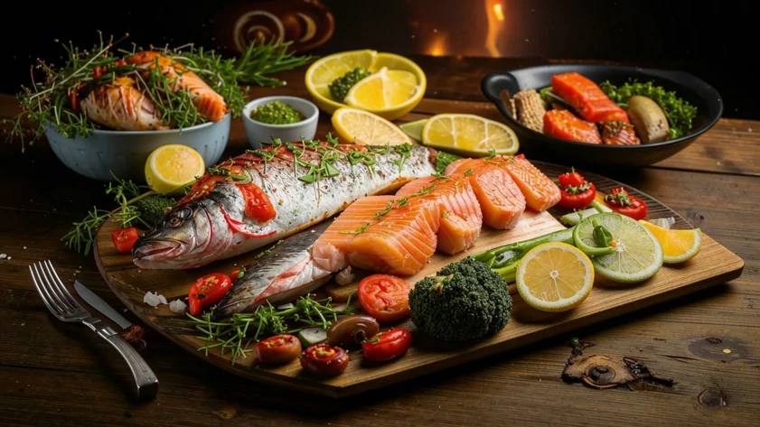 Названа самая любимая рыба среди россиян Самой популярной рыбой у россиян является селедка на втором месте лососевые дальше следуют треска скумбрия и минтай Рейтинг озвучил президент Всероссийской ассоциации рыбохозяйственных предприятий предпринимателей и экспортеров ВАРПЭ Герман Зверев сообщают РИА Новости Эксперт отметил что потребление рыбы в России выше чем во многих странах мира но все равно ниже норм рекомендуемых Минздравом Изображение сгенерировано FusionBrain AI от Sber AI