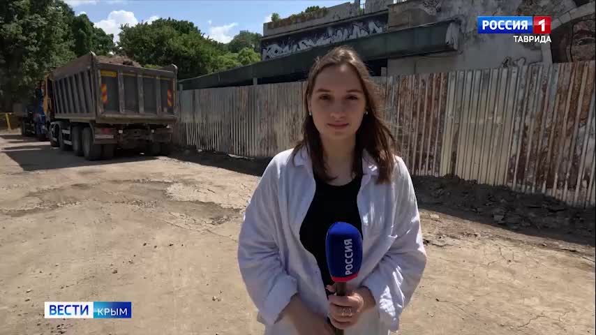 В Симферополе стартовал капитальный ремонт парка имени Юрия Гагарина