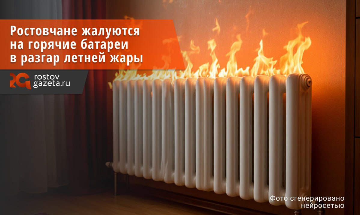 На 2-й Краснодарской жители жалуются на то, что в их домах в разгар летней жары нагрелись батареи — как будто включили отопление. «Что с батареями? На улице 30+. В квартире просто батареи кипят», — жалуется читательница канала «Западный Ростов-на-Дону». Коллеги, к слову, сообщают, что такая ситуация происходит не только на 2-й Краснодарской, но и в центре Ростова — например, на Ворошиловском. Среди подписчиков канала, впрочем, нашлись и те, кто объяснил: батареи в домах раскалились не из-за внезапно включённого отопления, а из-за промывки систем кипятком. Сделать тут ничего нельзя — только подождать, пока работы закончатся. Подписаться Прислать нам новость