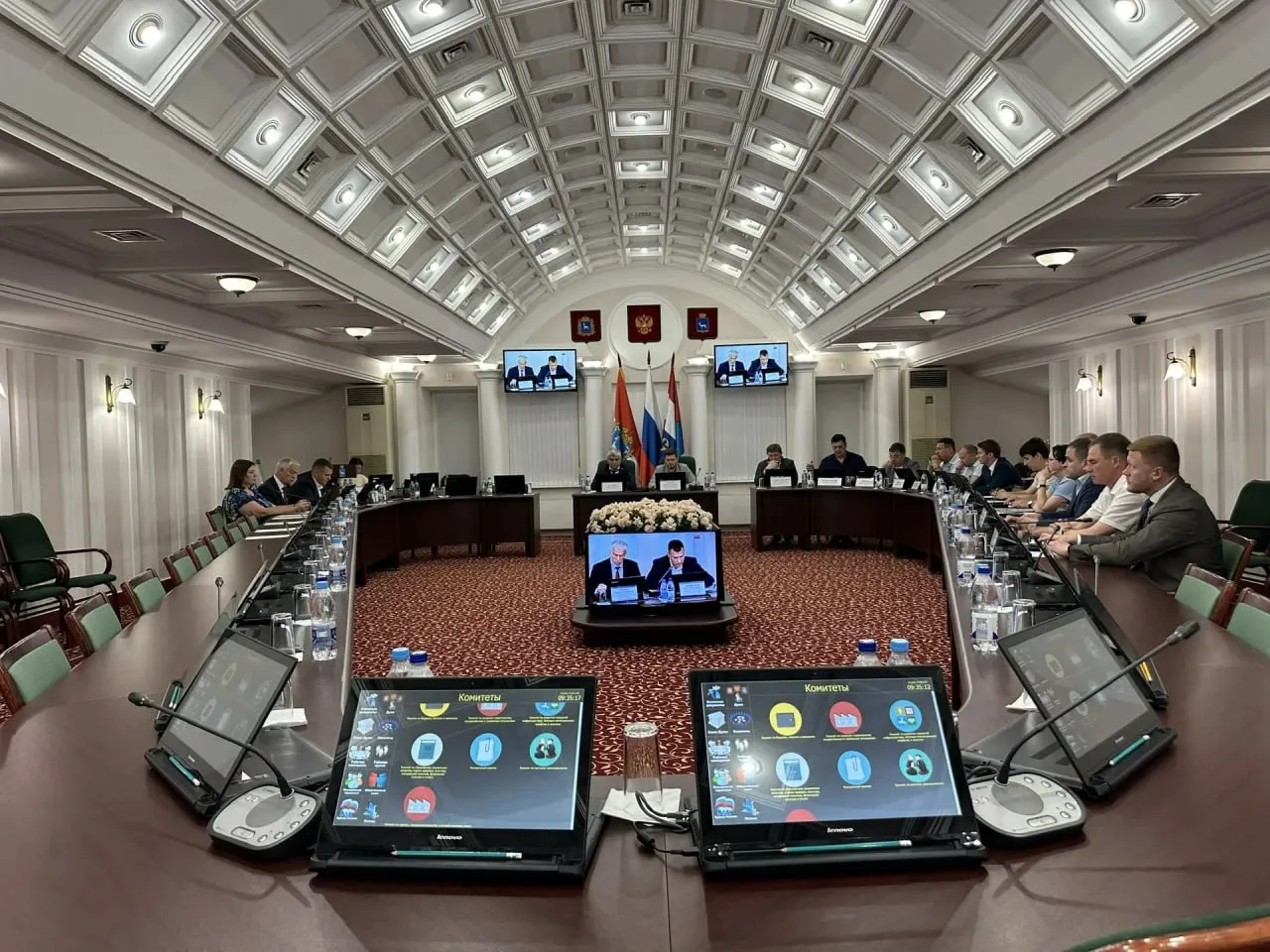 В городской Думе Самары проходит заседание комитета по туризму предпринимательству и потребительскому рынку В повестке два вопроса Развитие туризма в городе с 2021 по 2025 год Поддержка малого и среднего бизнеса с 2024 по 2025 год ГТРК Самара MAX lВК lОК lСАЙТ