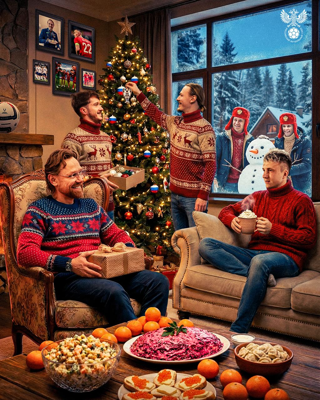 Дорогие болельщики с наступающим Новым годом Пусть 2026 год будет наполнен семейным уютом яркими эмоциям от игр наших парней и новыми победами